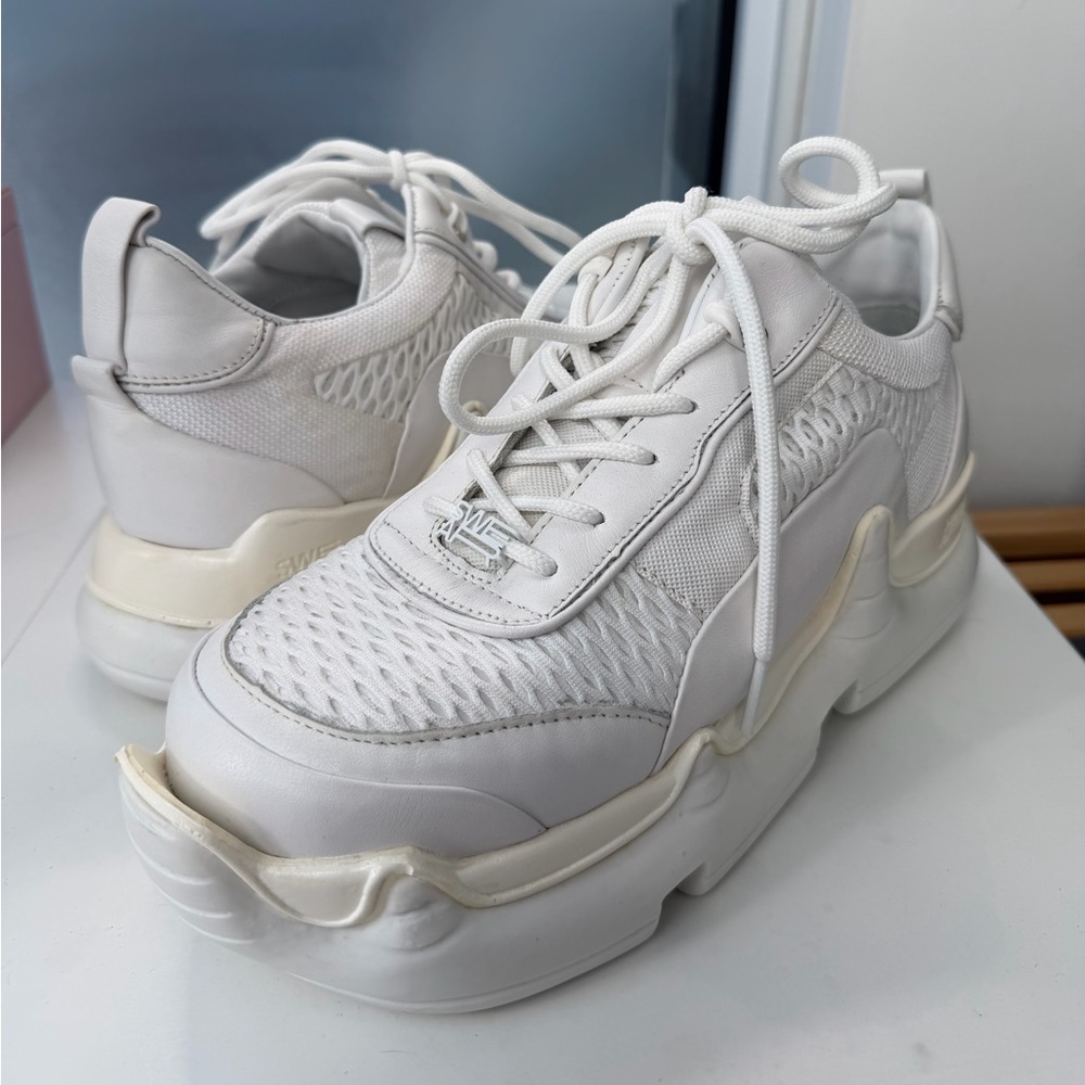 SWEAR London Air Revive Nitro S White Platform Sneakers | Designer